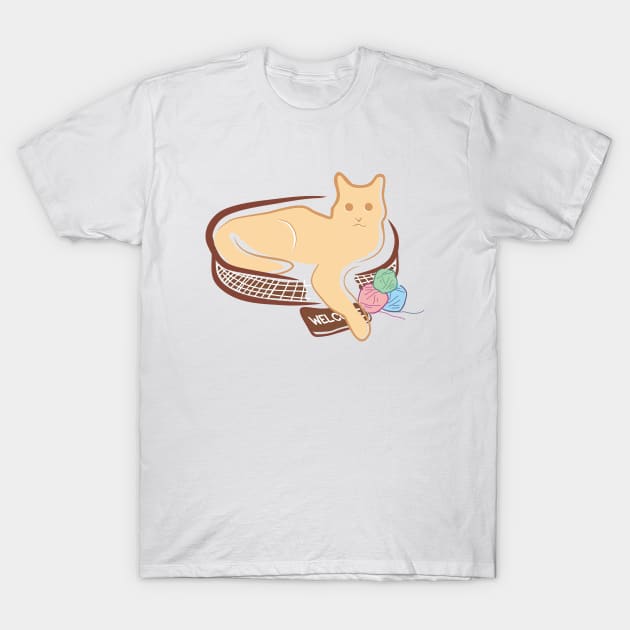 Pet : Cat T-Shirt by ranggadikatama